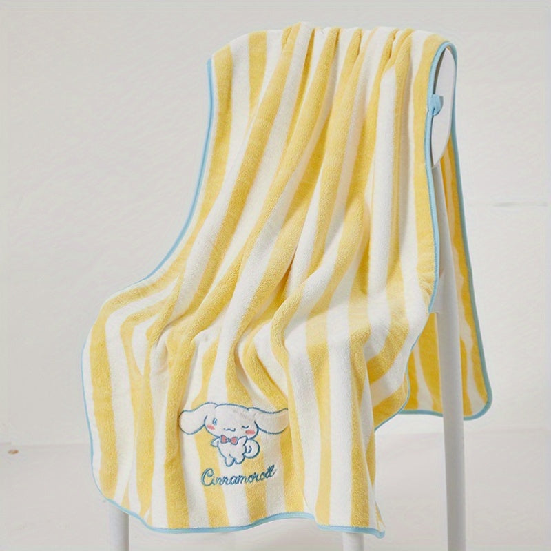 Y2K Sanliou Wholesale Kulomi Bath Towels Coral Velvet Is More Absorbent Than Pure Bath Towels Face Wash Cartoon Dry Hair Towels