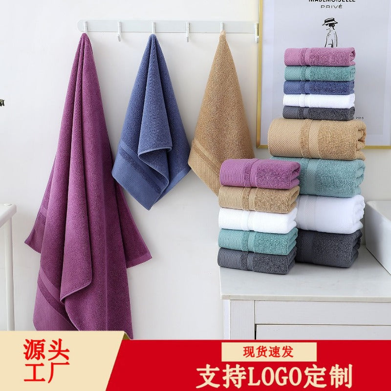 Spot Cross-border Wholesale Advertising Towels Towels Bath Towels Thickened Absorbent Face Towels Household Beach Towels