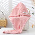 New Pineapple Grid Dry Hair Cap, Enlarged and Thickened Warp Knitted Coral Fleece Shower Cap, Good Water Absorption, Women's Bag Head Towel