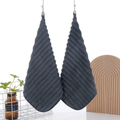 Two Easy, Soft, Quick-Drying Towels Made of Coral Fleece, Featuring Strong Absorbency, Softness, And No Shedding. Ideal for Hanging Use in Kitchens, Bathrooms, And Home Settings